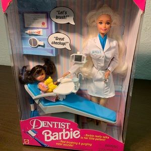 1997 VINTAGE Dentist Barbie NEW Never Opened